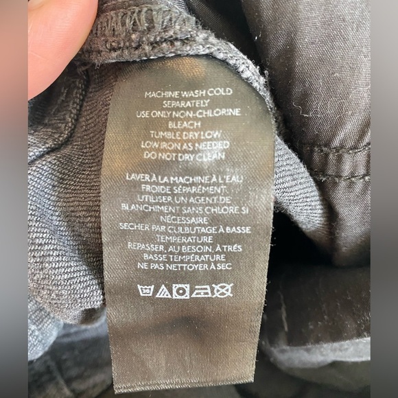 BDG Stretch High Rise Flare Distressed Black Jeans Size 29 - Picture 7 of 7